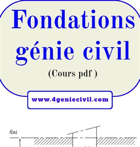 Cours De Fondations G Nie Civil Pdf