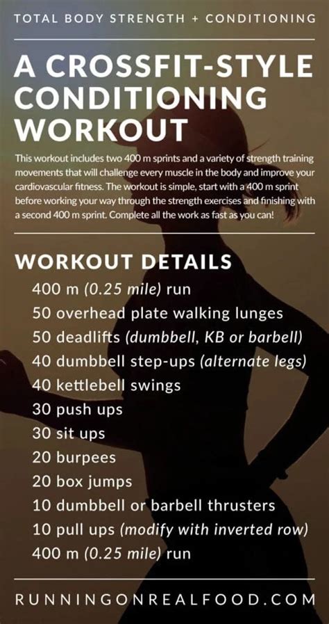 A Crossfit Style Conditioning Wod Para For A Total Do Corpo E Cardio Never Thought About That
