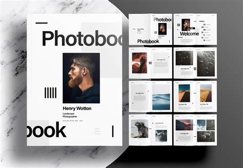 Indesign Photobook Template Free Download Printable Templates