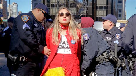 13 Women Arrested Outside Trump Hotel In Nyc During A Day Without Women Protest Abc7 New York