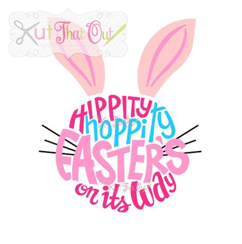 Exclusive Hippity Hoppity Easters On Its Way Svg And Dxf File Etsy