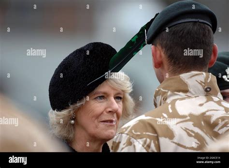 Camilla Duchess Of Cornwall Presents Operational Medals To Soldiers From The 4th Battalion The