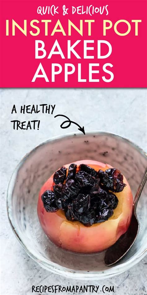 Toss melted butter with flour and sugar, then stir in oats. Easy Instant Pot Baked Apples (Vegan, GF) - Recipes From A ...