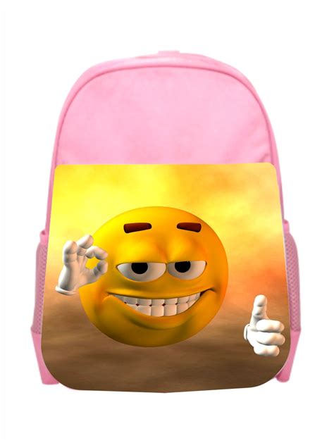 Accessory Avenue Bookbag Emoji Thumbs Up Girls Kids Pre School