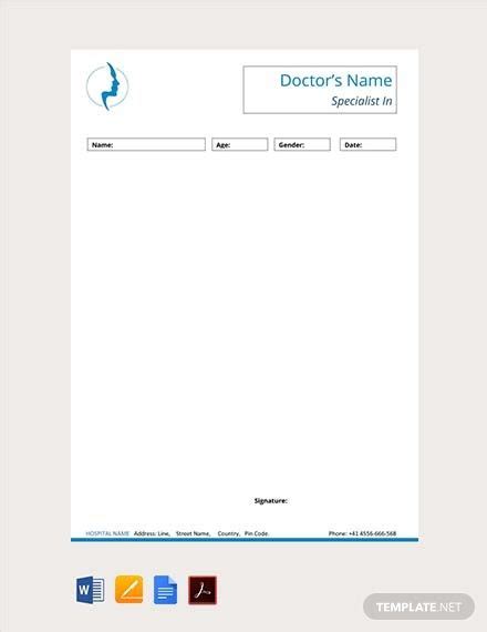 Physician medical doctor letterhead zazzle ca. Doctor S Letterhead - Resume Layout