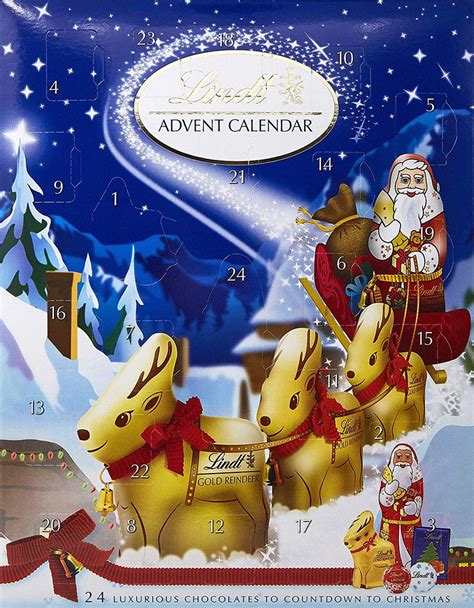 lindt lindor chocolate collection selection advent calendar christmas