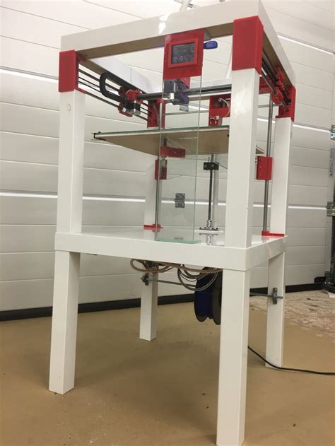 Just finished A Large build printer using IKEA LACK TABLES
