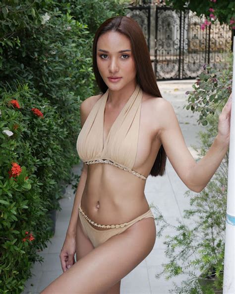 Chatchapa Thepkunanon Most Beautiful Transgender Model Swimsuit Tg Beauty