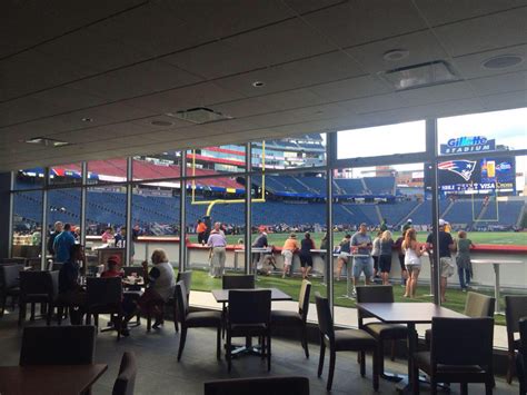 Breakdown Of The Gillette Stadium Seating Chart New England Patriots