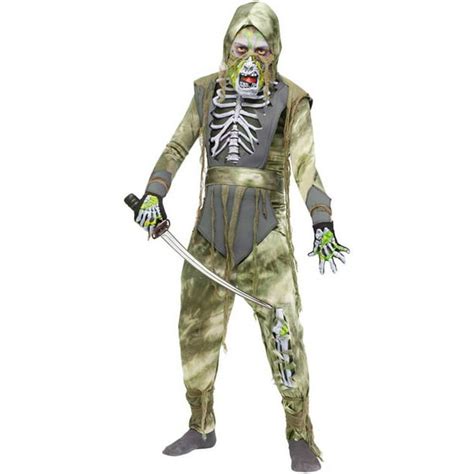 Zombie Ninja Child Costume Large