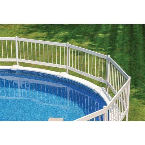 Blue Wave Above Ground Pool Fence Kit 8 Section Ne145 The Home Depot