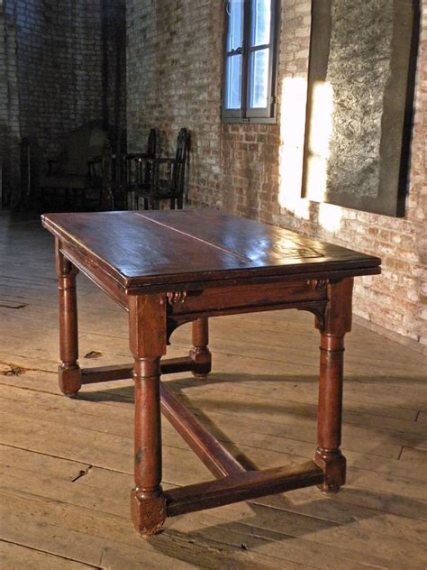French Late 16th Century Henry Ii Walnut Extending Table For Sale At