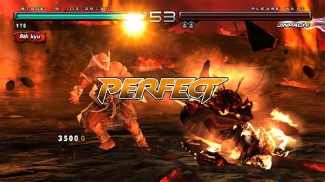 Tekken 5 Dark Resurrection Ps3 Jinpachi Playthrough Youtube