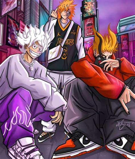 Naruto Vs Sasuke Anime Naruto Luffy Gear 5 Anime Crossover One