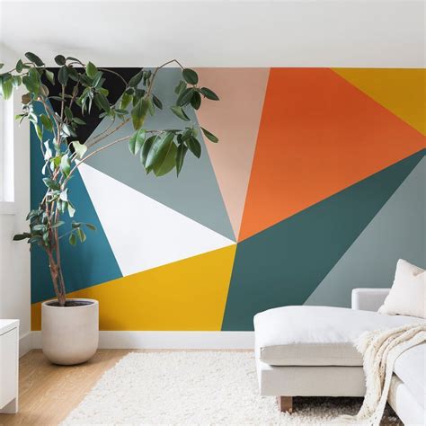 How To Master The Geometric Wall Paint Trend Decoomo