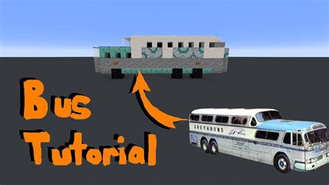 Minecraft Old Timey Bus Tutorial Youtube