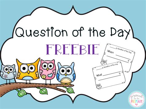 Question Of The Day For Kids A Diy Question Of The Day Board
