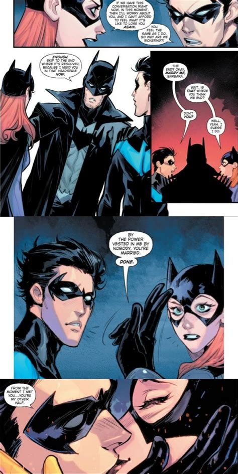 Nightwing And Batgirl Married By Batman Rbatman