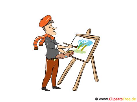 Imagem Do Artista Clipart Desenho Animado Ilustração Gratuitamente