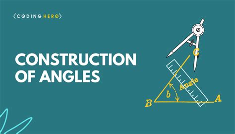 Construction Of Angles Construction Of 90 Degree Angle