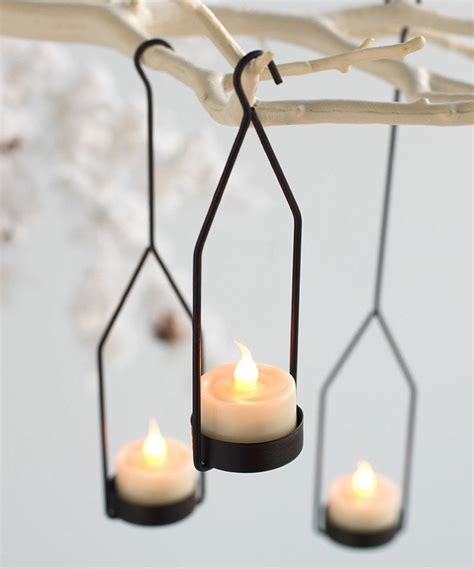 Look What I Found On Zulily Small Black Hanging Tealight Holder Set