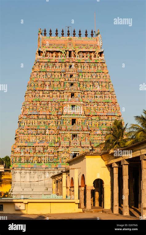 Gopuram Gate Tower Meenakshi Amman Temple Madurai Tamil Nadu India