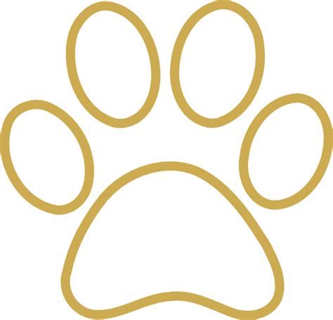 Dog Paw Outline Free Download On Clipartmag