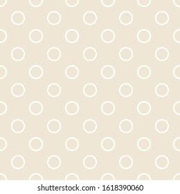 Polka Dots On Nude Background Retro Stock Illustration 1618390060