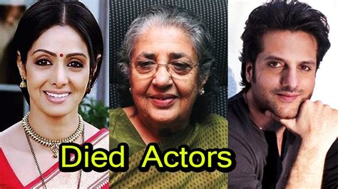 Bollywood Famous Celebrities Who Died In 2017 2018 Youtube