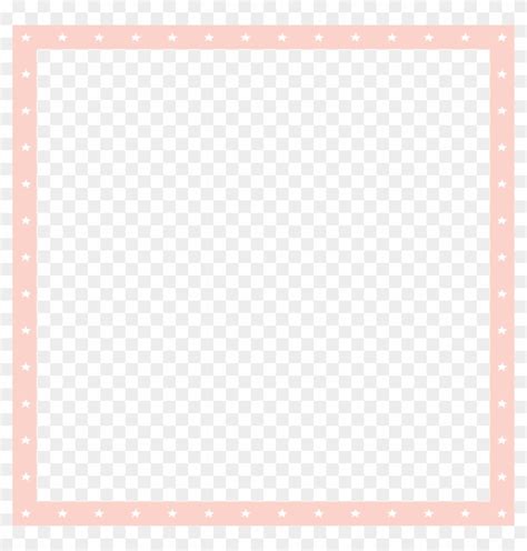 Pink Star Border Picture Frame Hd Png Download 1042x10421544489