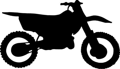 A silhouette of a woman with a dirt bike hand in hair. silhouette | Bike drawing, Bike silhouette, Dirt bike
