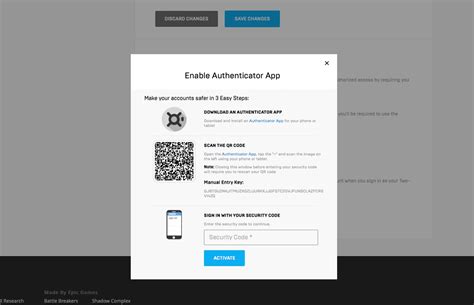 Enter it next to enable and click the button. How to Turn on Fortnite Two Factor Authentication