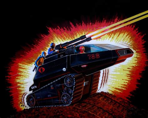 The Cobra Hiss Tank Art By Hector Garrido Gi Joe Gi Joe Cobra Joes