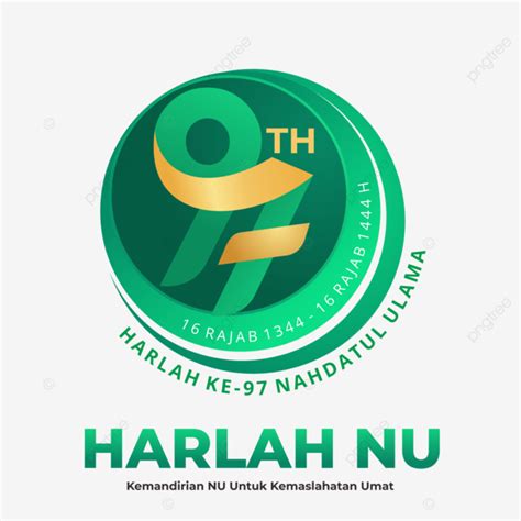 Logo Harlah Nu 2023 El 97 Cumpleaños De Nahdatul Ulama PNG Logotipo