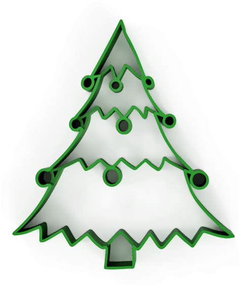 Free Stl File Christmas Tree Cookie Cutter 🎄・3d Printable Design To