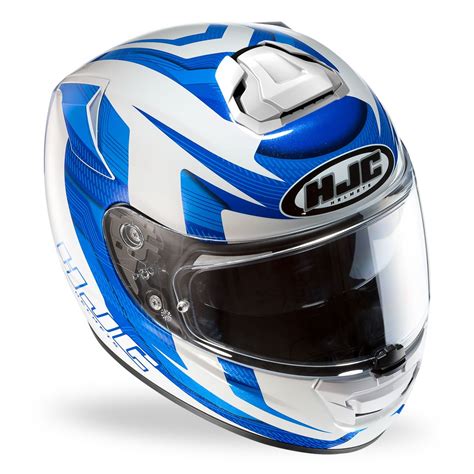 Hjc Rpha St Murano White Blue Motorcycle Helmet Crash Bike Motorbike