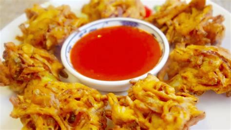 Onion Pakoda Pakora Pyaji Hot And Spicy Food Recipe Youtube