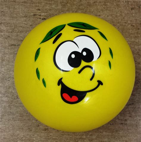 Smile Smiley Face Ball Fruity Scent Smell Smelly Bounce Kids Fun Ebay