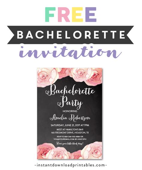 Diy Bachelorette Invitations