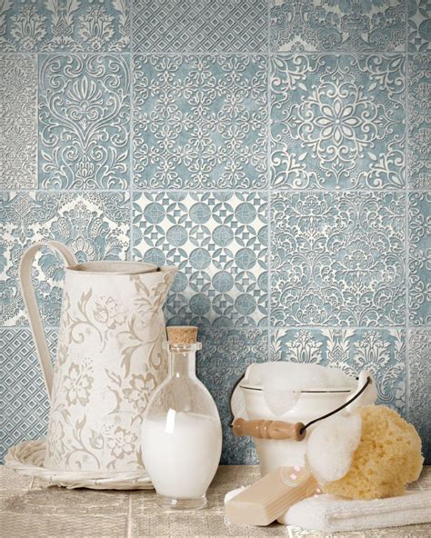 Decorative And Patterned Ceramic Tiles Mandarin Stone Kitchen
