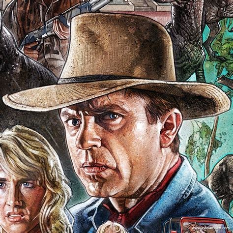 Jurassic Park Poster Sam Neill As Alan Grant Jurassic Park Poster