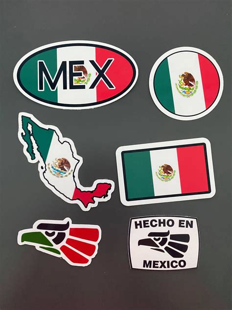 Pegatinas De México Pegatinas Mexicanas Pegatinas De Hecho Etsy