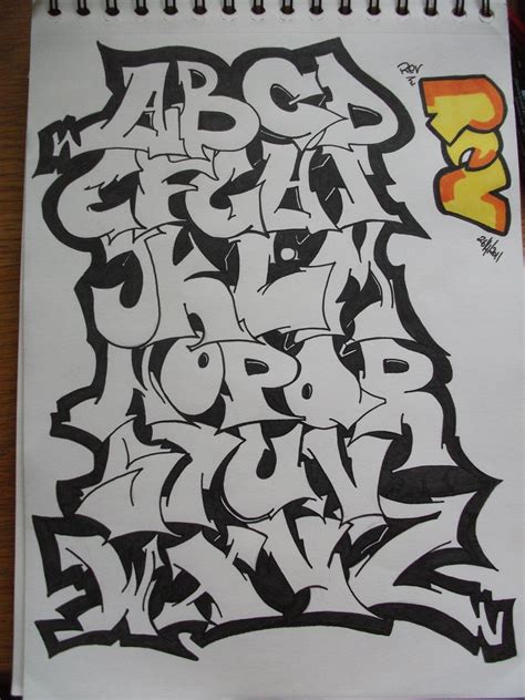 Suche sie unter millionen von vektorgrafik, illustrationen, lizenzfreie grafiken und cliparts. Graffiti Alphabet by replicamask on DeviantArt