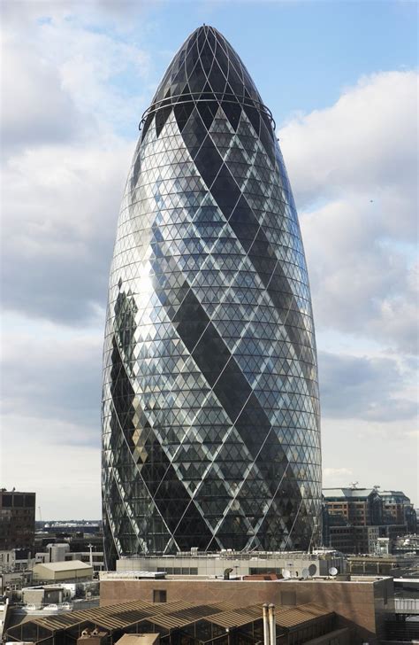 Gherkin Building London Foster Norman Pinned By