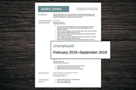 How To Explain Employment Gaps On A Resume Sample And Tips