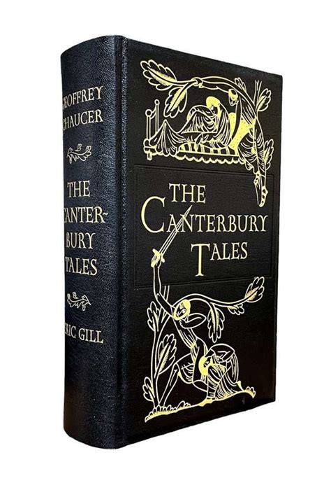 Gill Eric The Canterbury Tales By Geoffrey Chaucer Wood Engravings