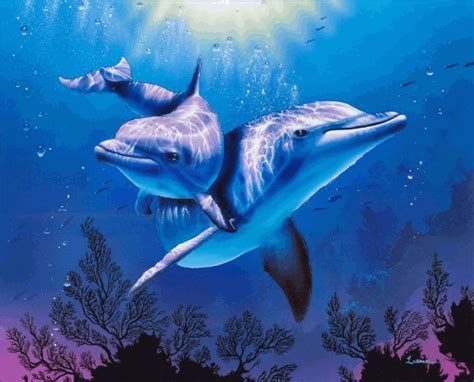 Dolphins :: Animated Pictures :: MyNiceProfile.com