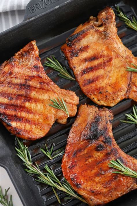 Easy Grilled Pork Chops Recipe Sweet And Savory Meals Pork Chop