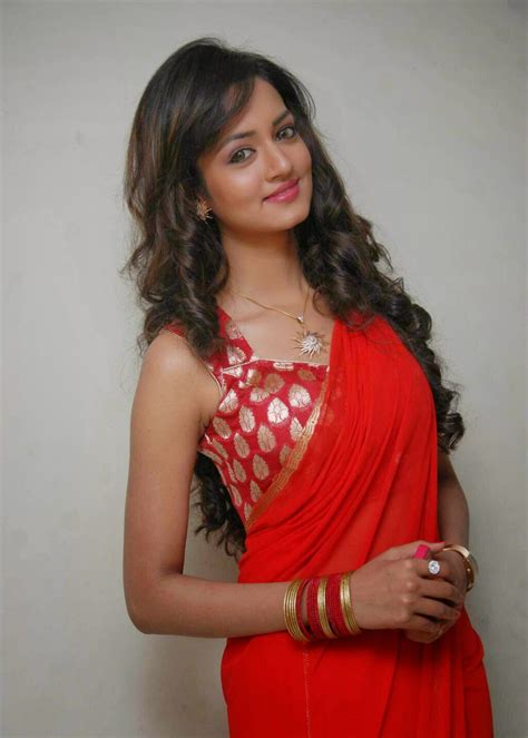 sizzling southern stars tollywood sexy actress shanvi srivatsava latest hot spicy stills in red
