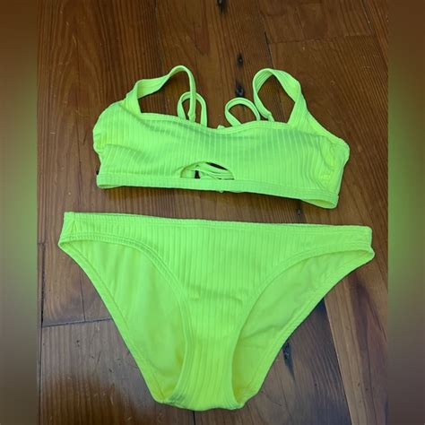 Target Swim Neon Yellow Bikini Set Poshmark